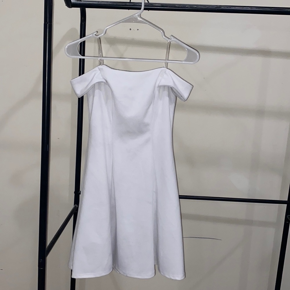 White formal dress